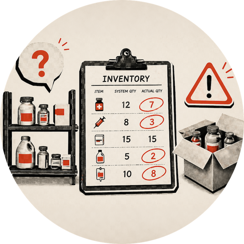 Inventory is unreliable